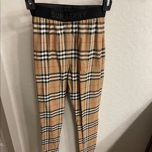 Burberry leggings EUC XS